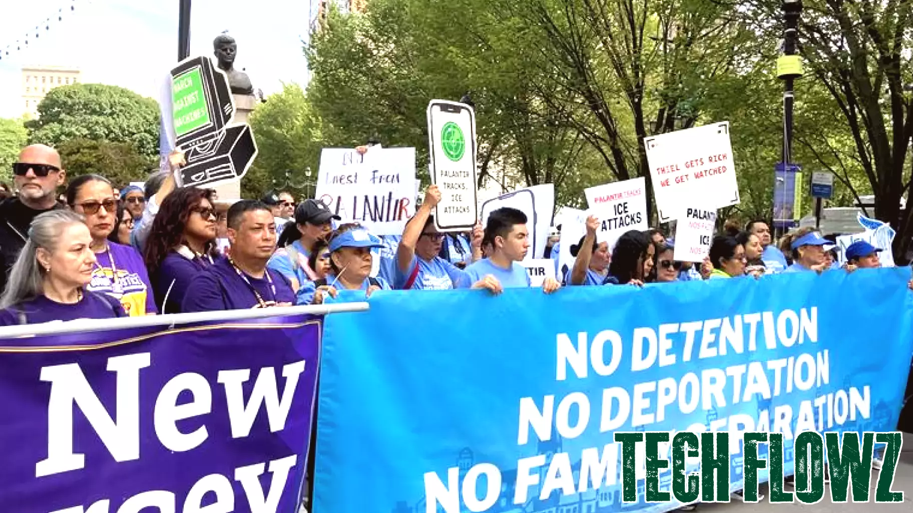Concerns Rise Over Technology Tracking Immigrants Amid Newark Protest