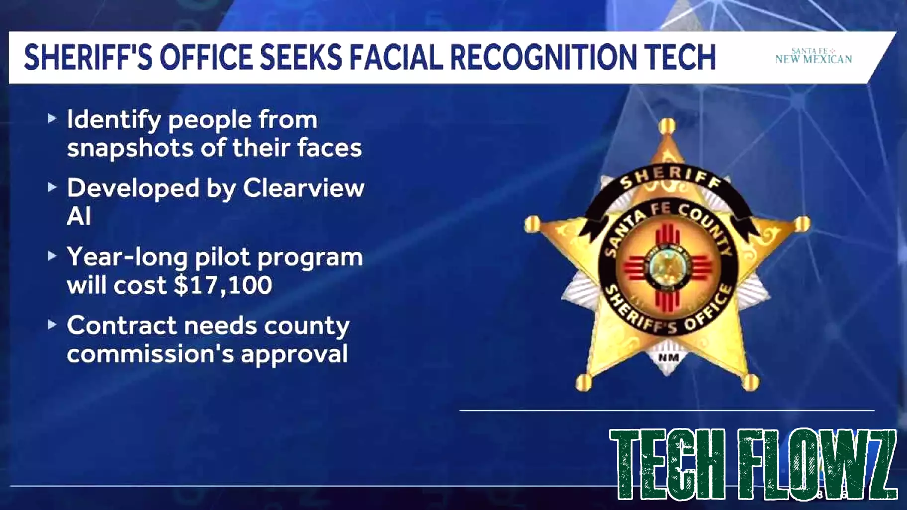 SFCSO seeking approval for facial recognition technology